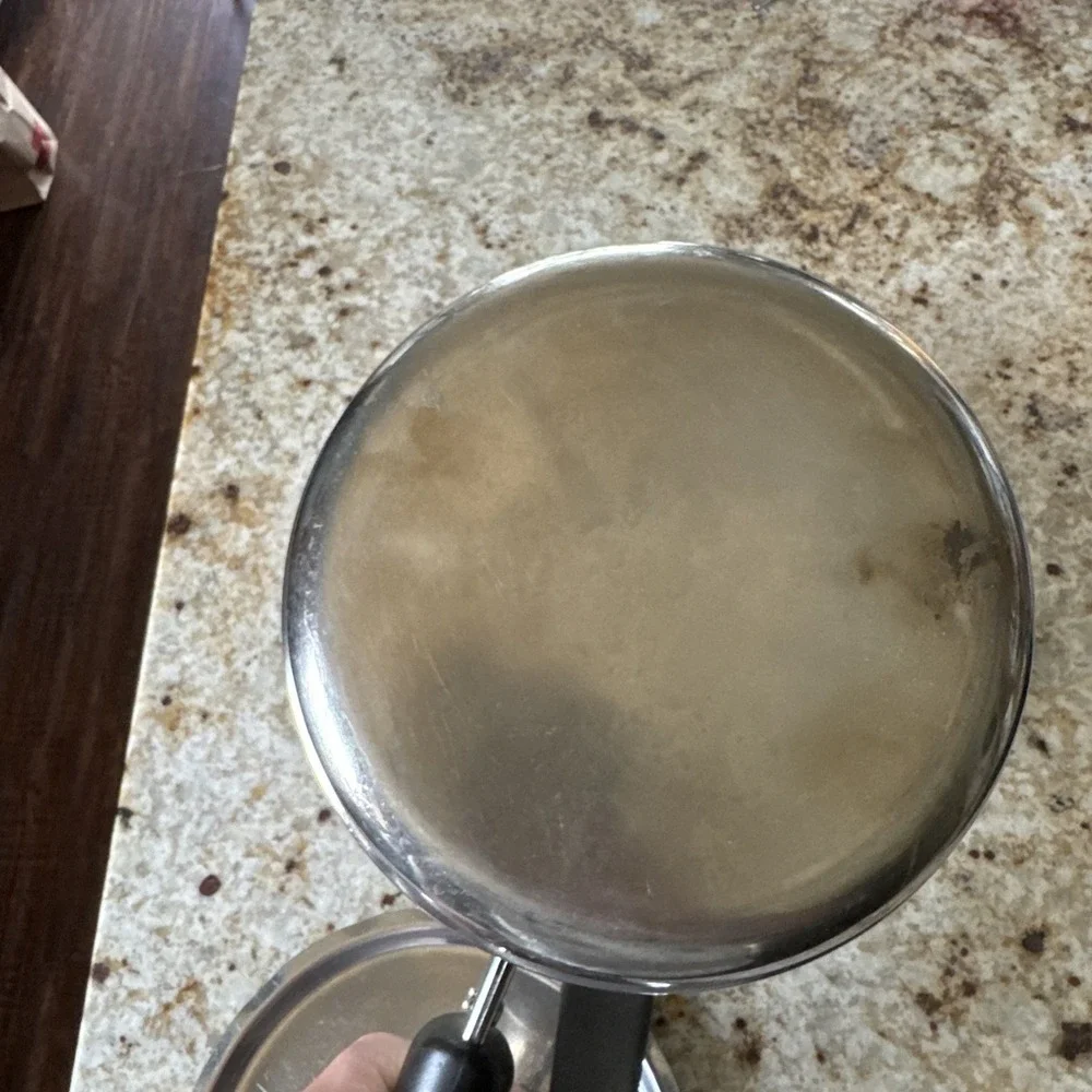 Vtg Revere Ware Sauce Pan & Double Boiler Stainless Steel Copper Core Chef Cook